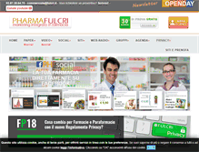 Tablet Screenshot of pharmafulcri.it